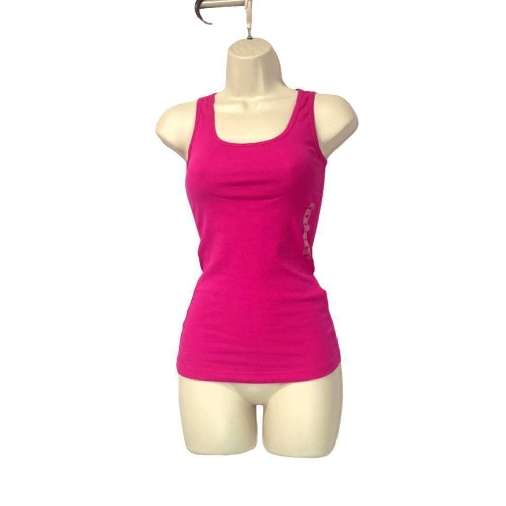 Lauren Ralph Lauren Women’s Scoop Neck Cotton Tank top, Pink, XXS